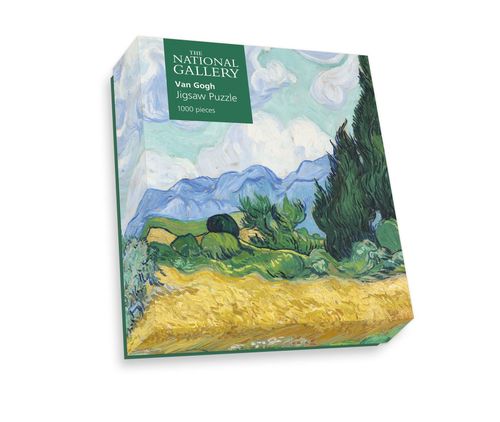 A Wheatfield, with Cypresses - National Gallery 1000 Piece Jigsaw Puzzle