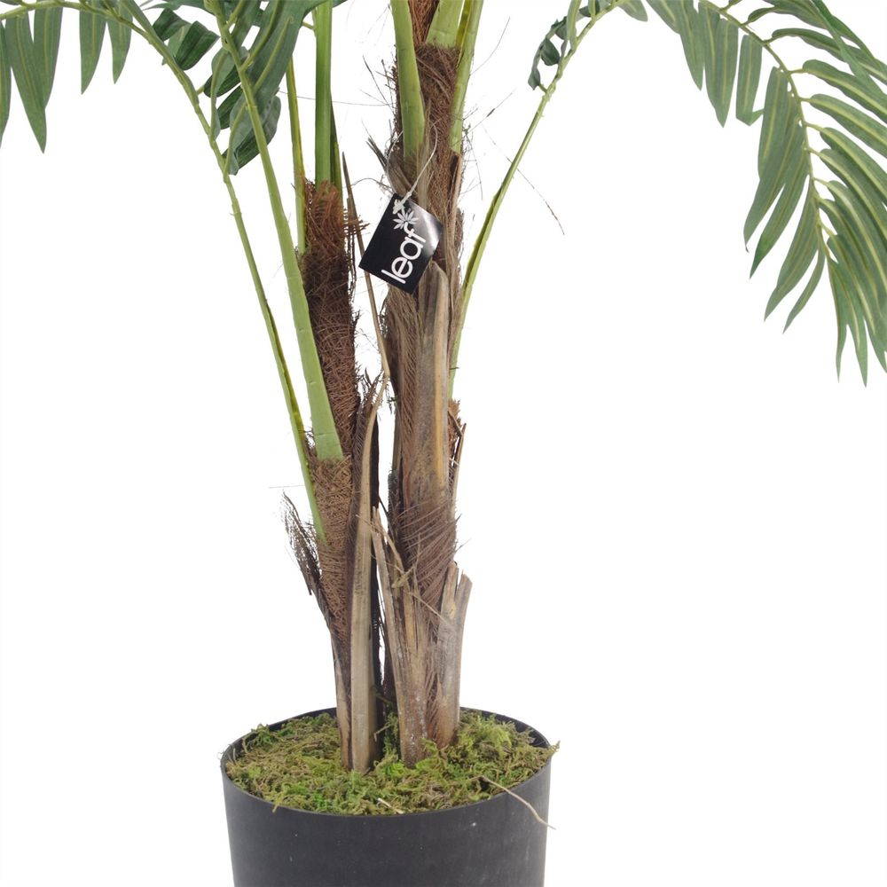120cm Realistic Artificial palm tree with pot with Copper Metal Planter